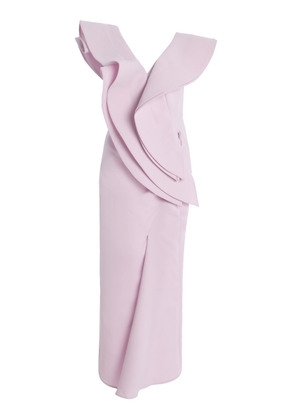 Maticevski Revive Wave Sculptural Crepe Maxi Dress - Moda Operandi