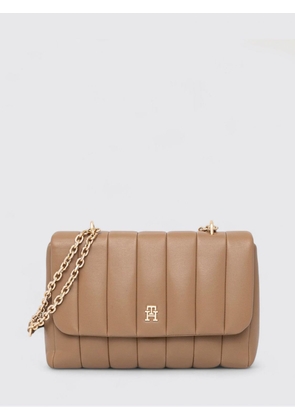 Shoulder Bag TOMMY HILFIGER Woman color Beige