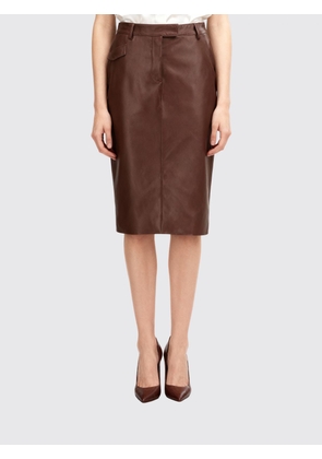 Skirt GIUSEPPE DI MORABITO Woman color Brown
