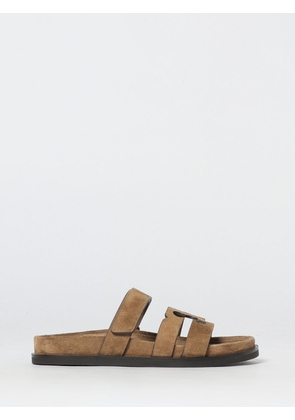 Flat Sandal TORY BURCH Woman color Brown