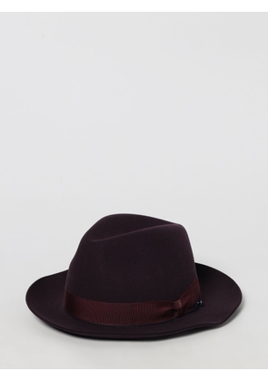 Hat BORSALINO Men color Burgundy