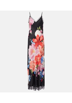 Poupette St Barth Lucia floral slip dress