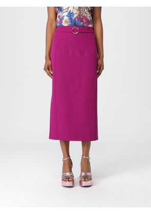 Skirt JUST CAVALLI Woman color Cherry