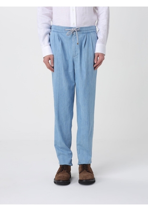 Pants BRUNELLO CUCINELLI Men color Gnawed Blue