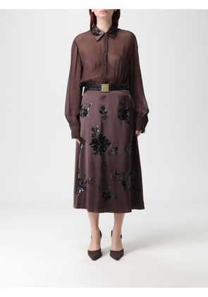 Dress ERMANNO FIRENZE Woman color Brown