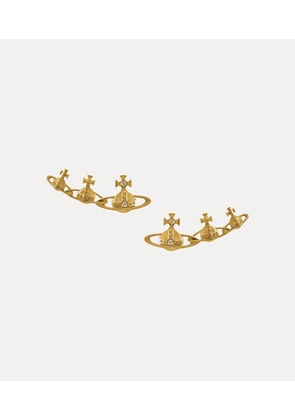 Vivienne Westwood Candy Earrings Gold Topaz Women