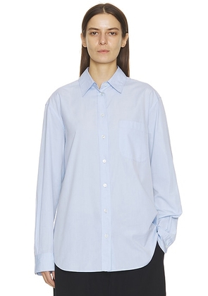 The Row Gavina Shirt in Light Sky Blue - Baby Blue. Size 0 (also in ).