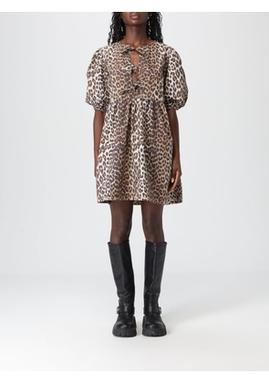 Dress GANNI Woman color Brown