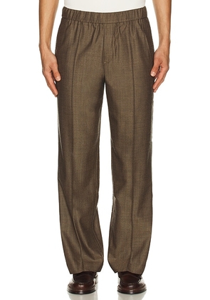 Percival Grounds Relaxed Trousers in Oak - Brown. Size 30 (also in ).