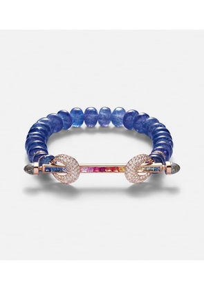 Ananya Chakra 18kt rose gold bracelets with gemstones