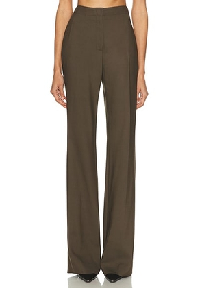 TOVE Lora Trouser in Chocolate - Chocolate. Size 34 (also in ).