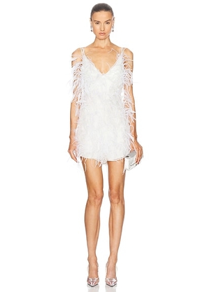 Wiederhoeft for FWRD Feather Romper in White - White. Size 0 (also in ).