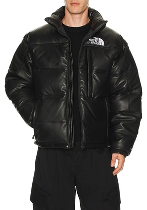 The North Face Leather Summit Jacket in Black - Black. Size L (also in M, XL/1X).