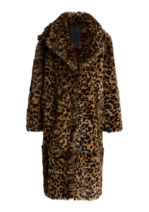NILI LOTAN Ingrid Leopard-Print Shearling Coat - Moda Operandi