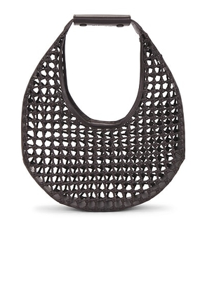 Staud Moon Hand-knotted Tote in Espresso - Brown. Size all.