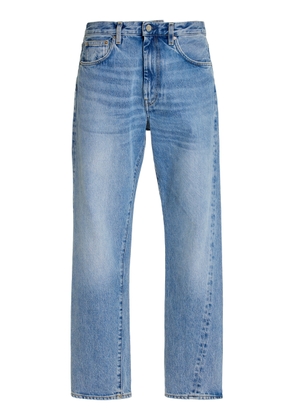 Toteme Twisted-Seam Rigid Mid-Rise Straight-Leg Jeans - Moda Operandi