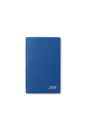 Smythson 2026 Panama Weekly Diary In Cerulean