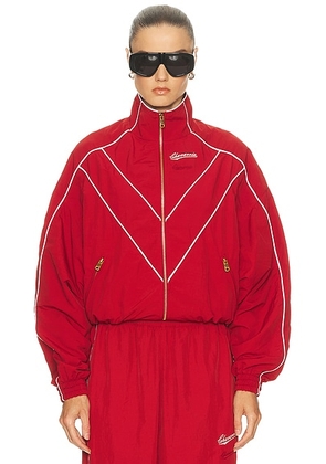 Willy Chavarria Cropped Bad Boy Jacket in Red - Red. Size M (also in ).