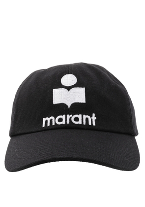 Isabel Marant Tyron Embroidered Cotton Cap