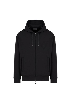 Emporio Armani Embossed Eagle Hooded Sweatshirt