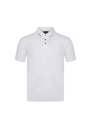 Emporio Armani Jersey Polo Shirt with Logo Collar