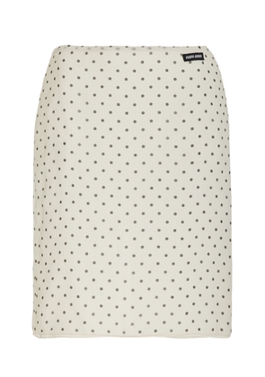 Miu Miu Silk Chiffon Midi Skirt - Moda Operandi