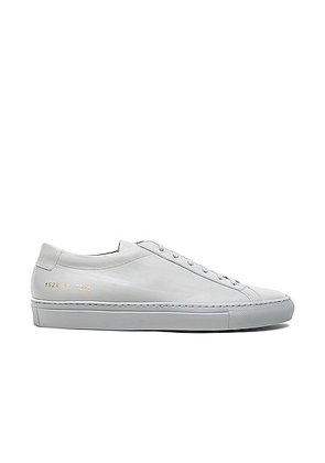 Common Projects Original Leather Achilles Low in Grey - Grey. Size 41 (also in Eur 40 / US 7).