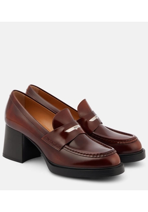 Tod's 65 leather loafer pumps