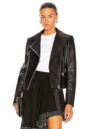 ALAÏA Edition 2003 Leather Biker Jacket in Noir - Black. Size 40 (also in ).