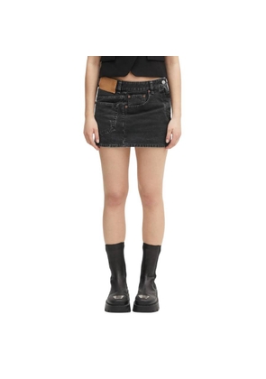 MM6 Maison Margiela Cotton Denim Mini Skirt