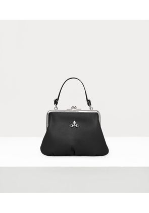 Vivienne Westwood Granny Frame Purse Polyurethane Black One Size Unisex