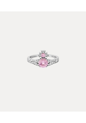 Vivienne Westwood Ismene Ring Platinum-white-pink-cz Platinum-white-pink-cz Unisex
