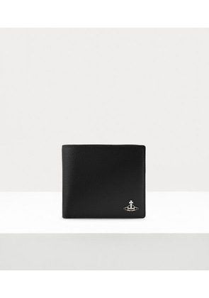 Vivienne Westwood Wallet With Coin Pocket Faux Leather Black One Size Men