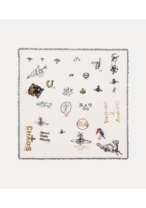 Vivienne Westwood Logos Square Logos Ivory  Unisex