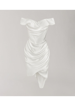 Vivienne Westwood Nova Cora Mini Dress Crepe Back Satin 6 Women