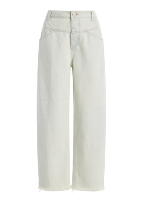 CLOSED Stover-X Stretch Mid-Rise Tapered Jeans - Moda Operandi