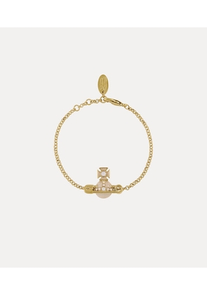 Vivienne Westwood Kitty Bracelet Gold-white-opal-crystal-powder-blue-enamel-cream Gold-white-opal-crystal-powder-blue-enamel-cream Women