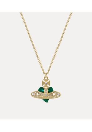 Vivienne Westwood New Diamante Heart Pendant Necklace Gold-light-gold Gold-light-gold Women