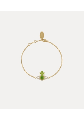 Vivienne Westwood Valentina Orb Bracelet Gold-peridot-lime-green-cz Gold-peridot-lime-green-cz Women