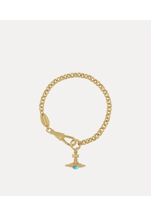 Vivienne Westwood New Petite Orb Bracelet -Gold-crystal-ab-white-crystal-clear-ab-cz -Gold-crystal-ab-white-crystal-clear-ab-cz Women
