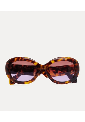Vivienne Westwood Vivienne Sunglasses Brown Acetate Women