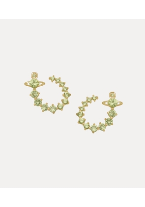 Vivienne Westwood Lydia Earrings Gold-apple-green-cz Gold-apple-green-cz Women