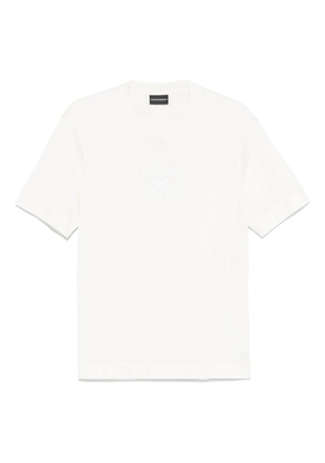 Emporio Armani Rubberised Logo Asv Jersey T-Shirt