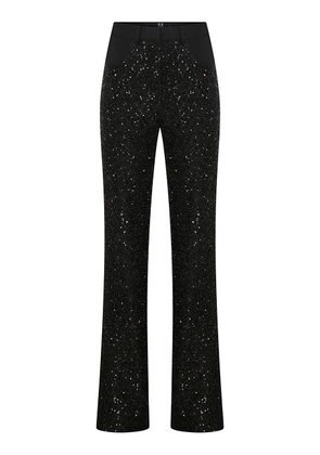 ILA THE BRAND Ariel Sequined Cotton-Blend Trousers - Moda Operandi