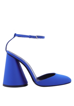 The Attico Ladies Cobalt Blue Luz Slingback Pumps