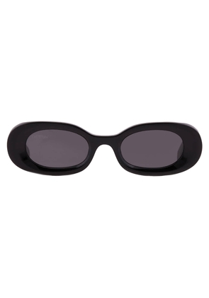 Off-White AMALFI Dark Grey Oval Unisex Sunglasses OERI087 1007 49