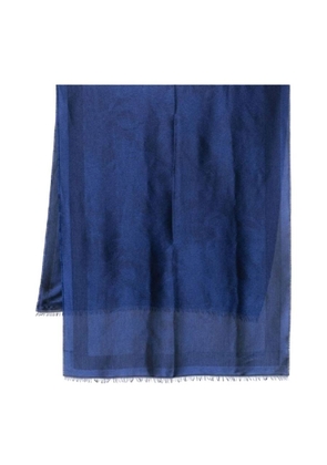 Emporio Armani Jacquard Frayed Edge Scarf