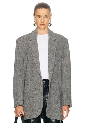 Isabel Marant Etoile Cikaito Blazer in Black & Ecru - Navy. Size 42 (also in ).