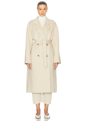 Acne Studios Double Textured Coat in Clay Beige - Cream. Size 40 (also in ).