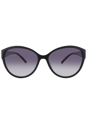 Nine West NW 23 461 BLK Smoke Cat Eye Ladies Sunglasses 10266301.CGR BLKSMK